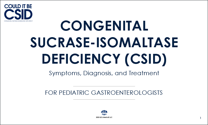 PowerPoint: CSID in Pediatrics
